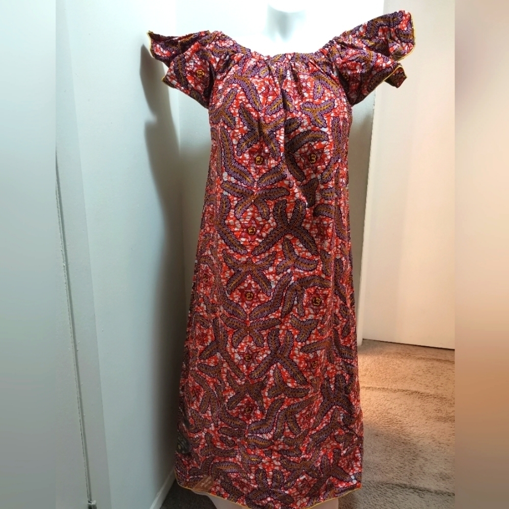 AFRICAN HANDMADE LONG DRESS